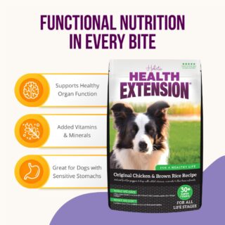 Health Extension Dry Dog Food Original Chicken & Brown Rice Recipe - Image 5