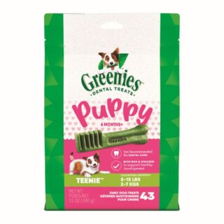 Greenies Teenie Puppy Dental Dog Treats, 43 count
