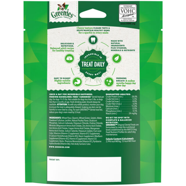 Greenies Petite Original Chicken Flavor Dental Dog Treats, 5 count - Image 2
