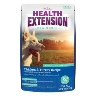 Health Extension Dry Dog Food Grain Free Chicken & Turkey Recipe; 10lbs.