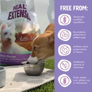 Health Extension Dry Dog Food Grain Free Venison & Sweet Potato Little Bites; 12lbs. - Image 5