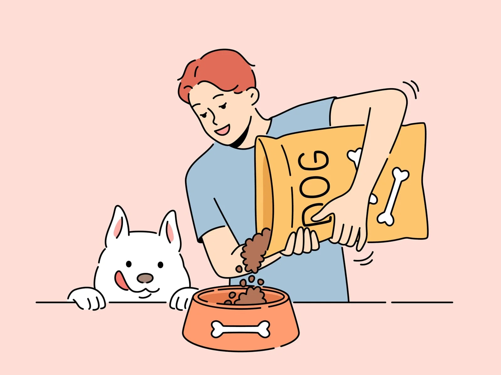 how to transition dog to new food